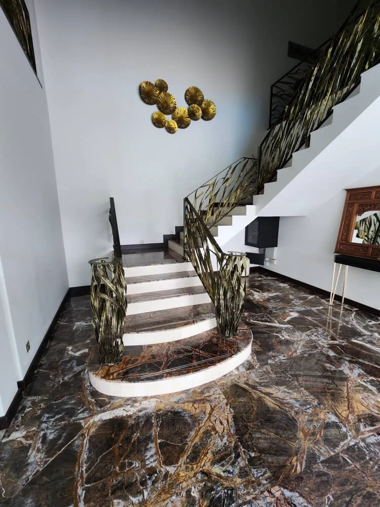 Custom tile pattern installation